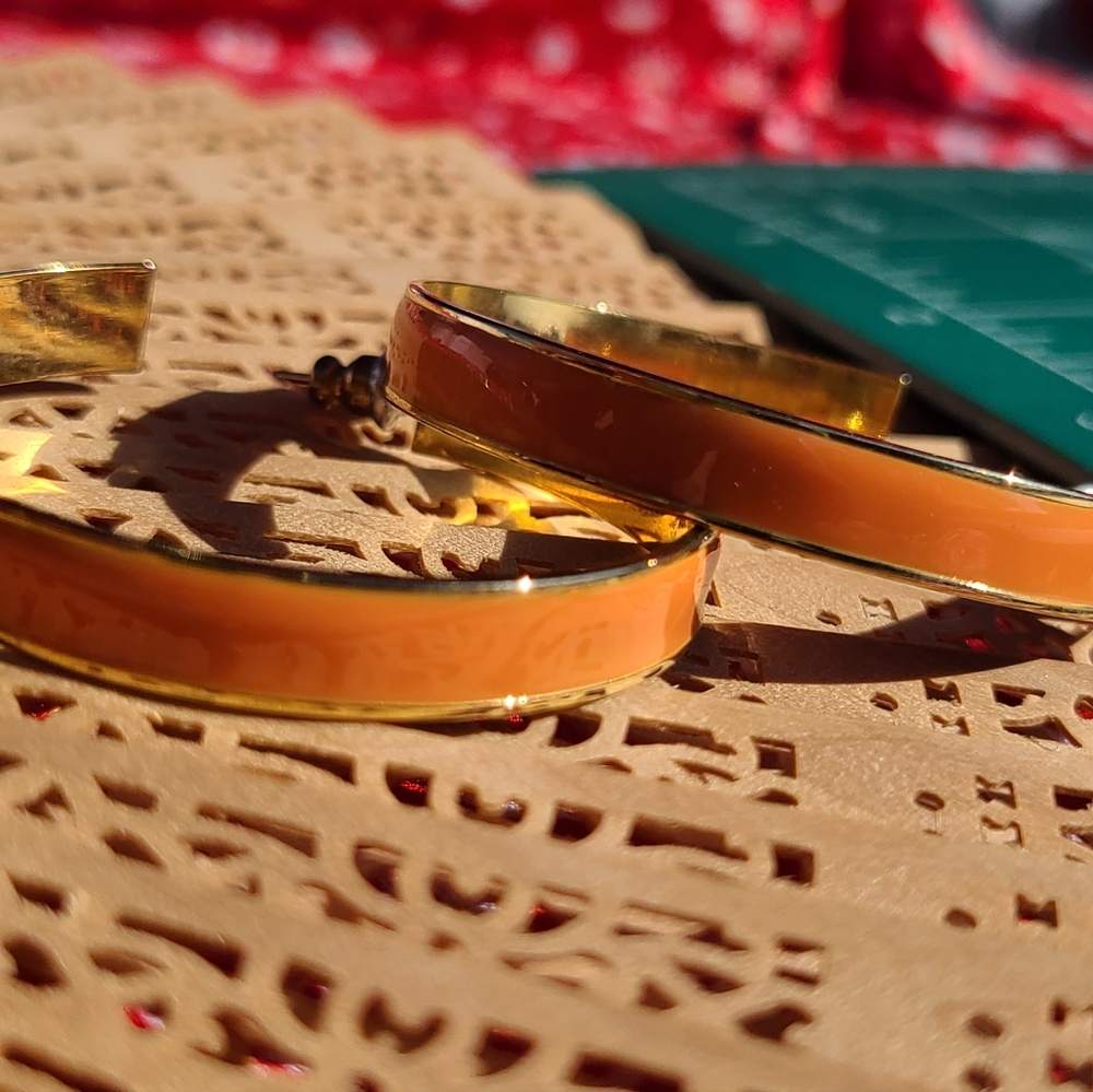 Elegant Gold Hoop Earrings